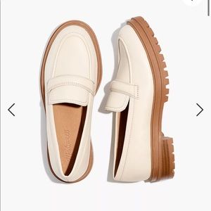 Madewell cream white loafer 6.5